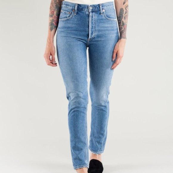 Agolde Jamie Classic Jeans in Passenger - Picture 1 of 4
